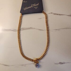 Universal Thread Toggle Style Necklace with Blue Star Pendant